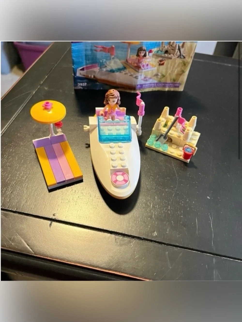 LEGO Friends Olivia’s Speed Boat 3937 With Instructions No Box